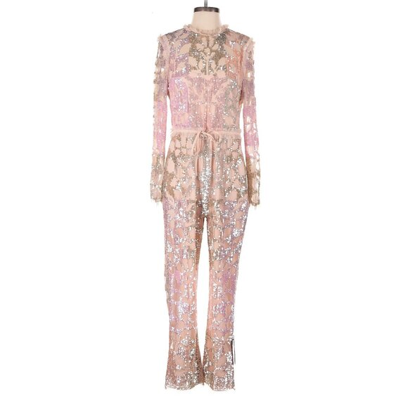Needle & Thread Tiled Sequin Jumpsuit 10 - Picture 3 of 9